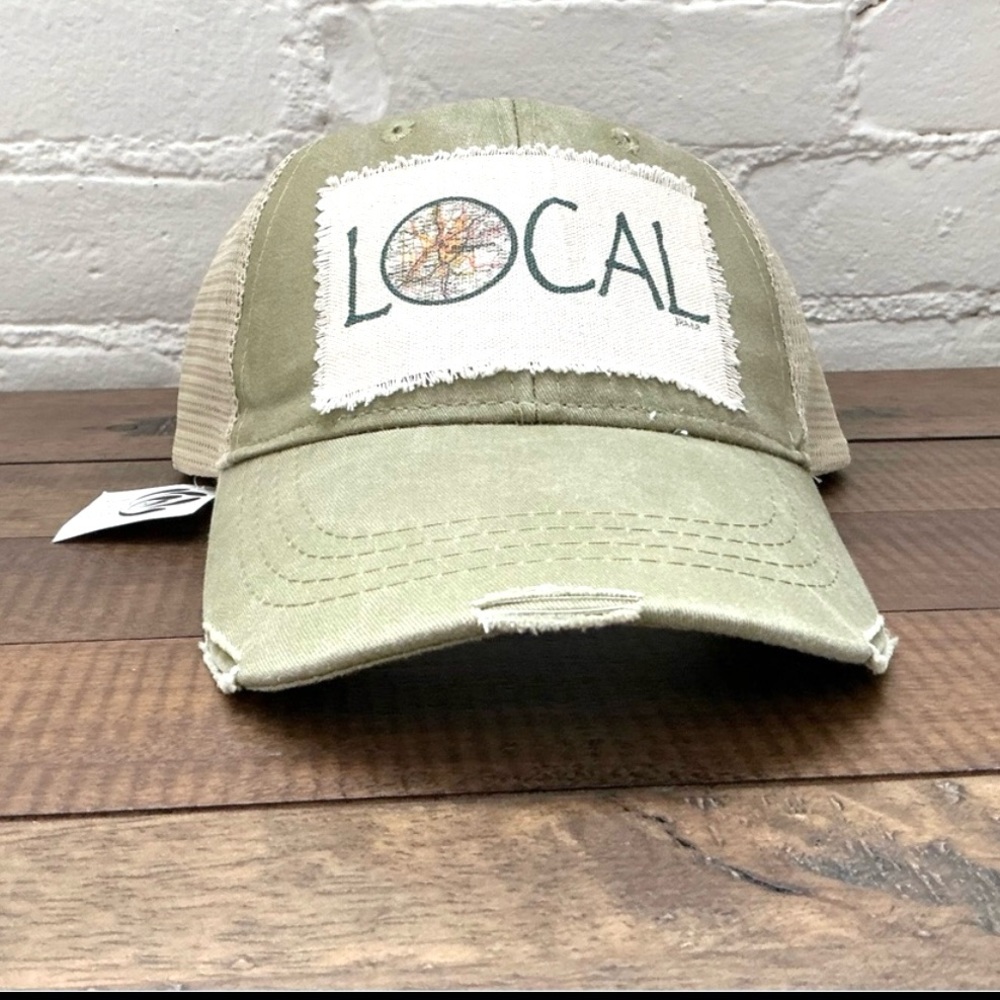 Adams Distressed Trucker Hat NWT